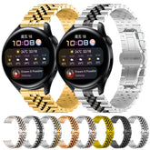 Five Bull Half Round Stainless Steel Watch Band + Strap Removal Tool, For Huawei Watch 3 / 3 Pro, For Huawei Watch GT2 Pro / GT 2e, For Huawei Watch GT 42mm/46mm / GT2 46mm